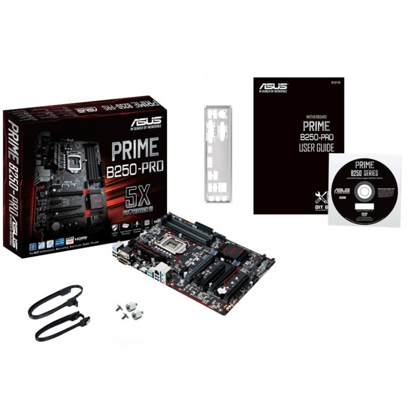 Материнська плата ASUS Prime B250-PRO (Prime B250-PRO) (Socket 1151, Intel B250, ATX) Б/в,U1