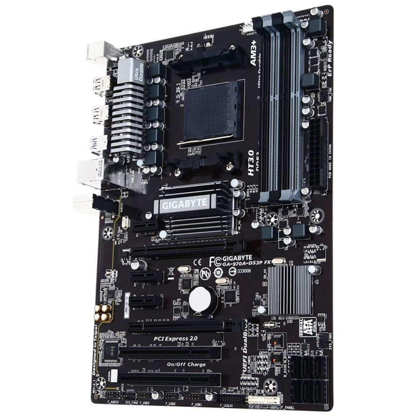 Материнская плата Gigabyte GA-970A-DS3P FX (GA-970A-DS3P FX) (Socket AM3+, AMD 990FX, ATX) Б/у