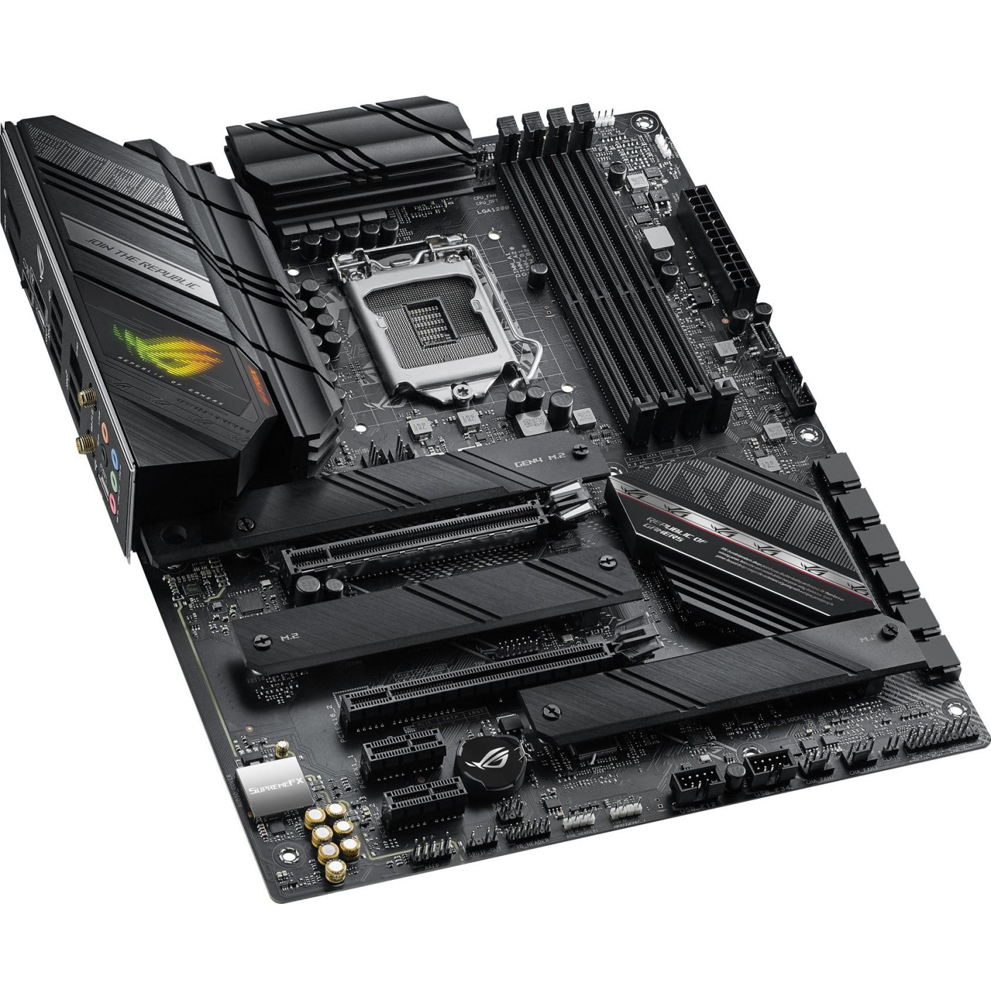 Материнська плата ASUS ROG STRIX B560-F Gaming WIFI (ROG STRIX B560-F GAMING WIFI) (Socket 1200, Intel B560, ATX) Б/в