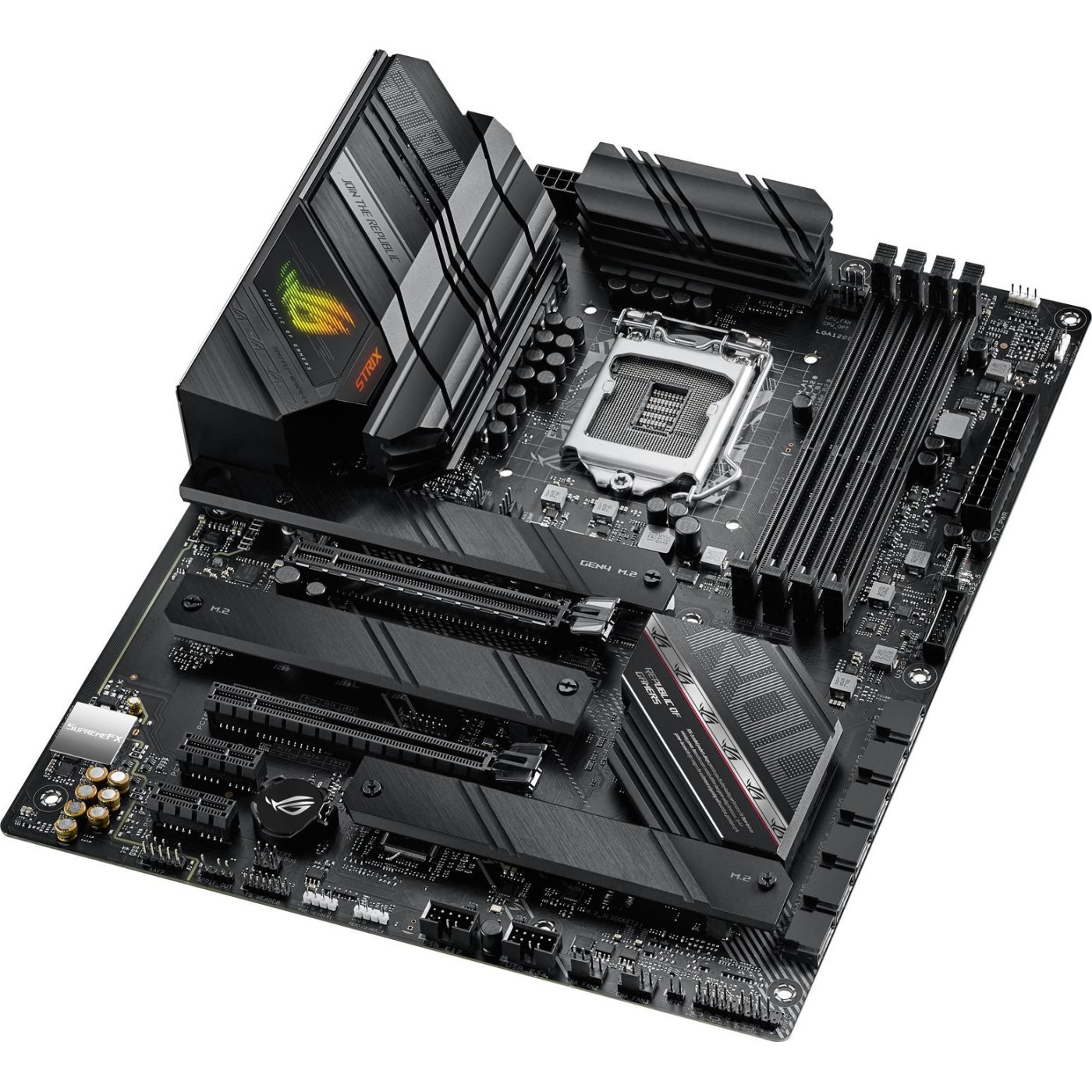Материнська плата ASUS ROG STRIX B560-F Gaming WIFI (ROG STRIX B560-F GAMING WIFI) (Socket 1200, Intel B560, ATX) Б/в