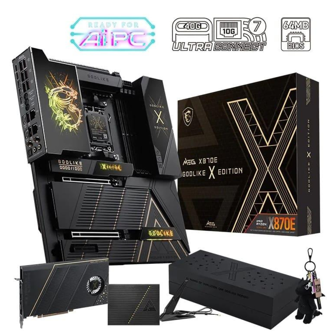 Материнская плата MSI MEG X870E GODLIKE X EDITION (MEG X870E GODLIKE X EDITION) (Socket AM5, AMD X870E, E-ATX)