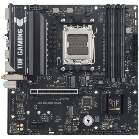 Материнська плата ASUS TUF GAMING A620AM-PLUS WIFI (TUF GAMING A620AM-PLUS WIFI) (Socket AM5, AMD A620A, Micro-ATX)