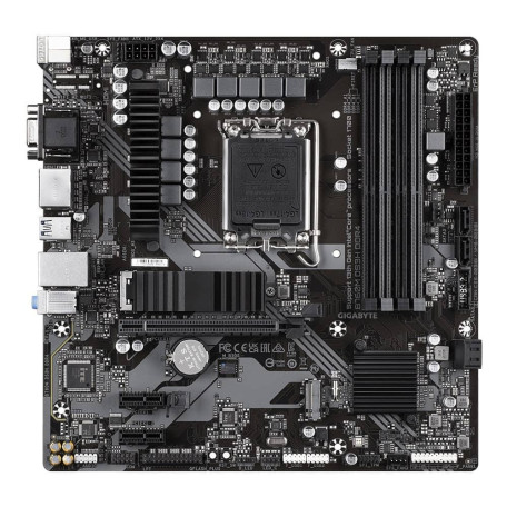 Материнська плата GIGABYTE B760M DS3H DDR4 (B760M DS3H DDR4) (Socket 1700, Intel B760, Micro-ATX)