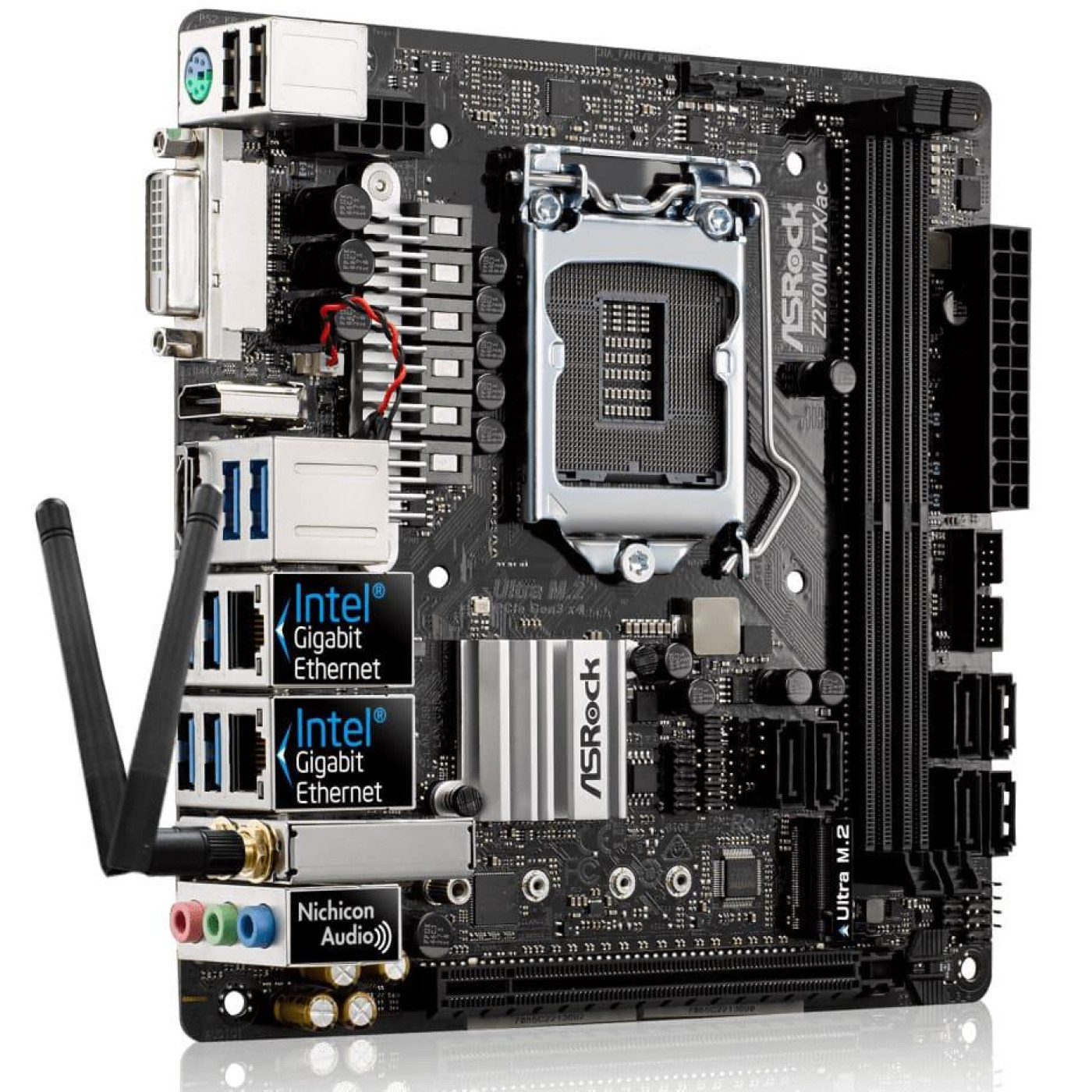 Материнская плата AsRock Z270M-ITX/ac (Z270M-ITX/ac) ( Б/у