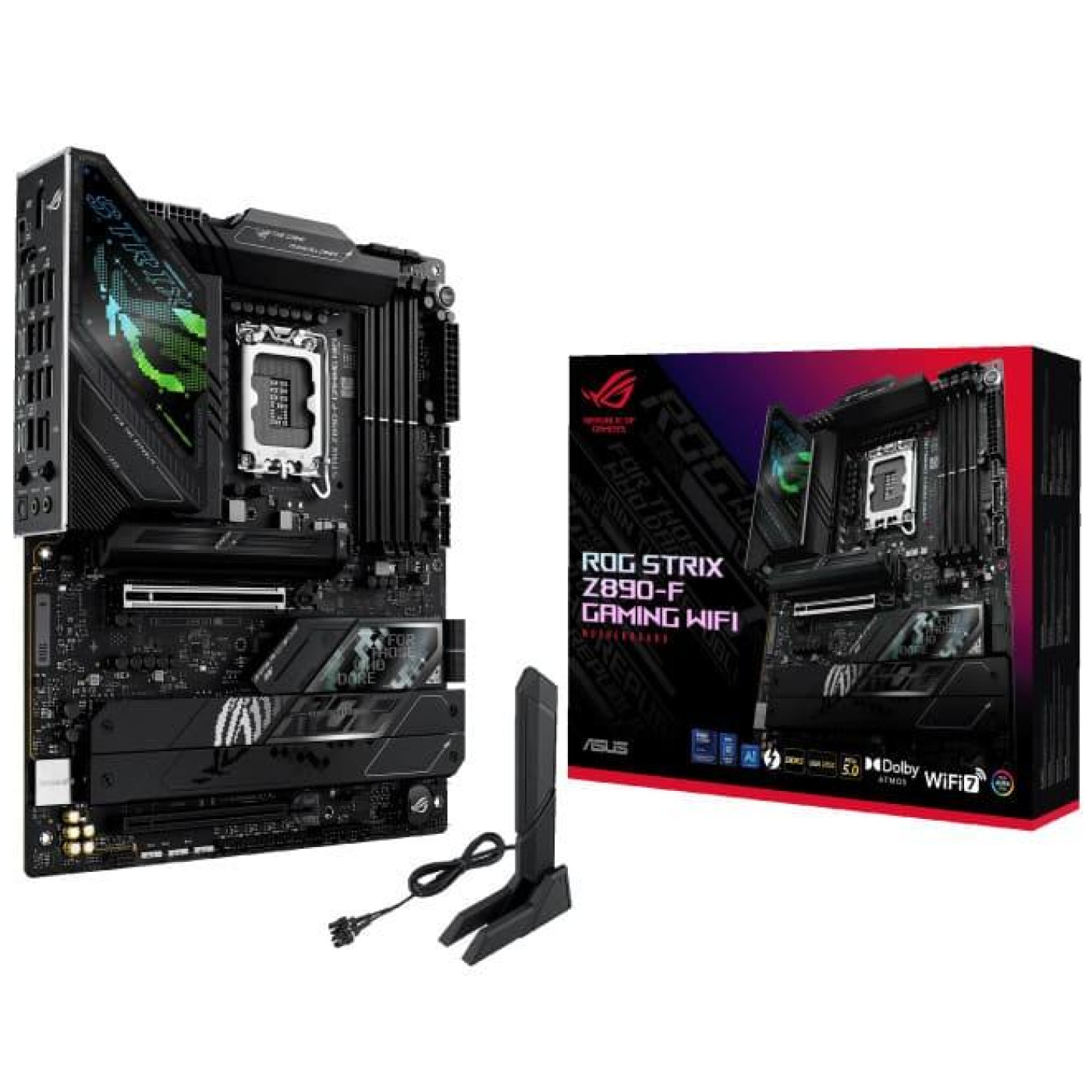 Материнська плата ASUS ROG STRIX Z890-F GAMING WIFI (ROG STRIX Z890-F GAMING WIFI) (Socket 1851, Intel Z890, ATX) Б/в