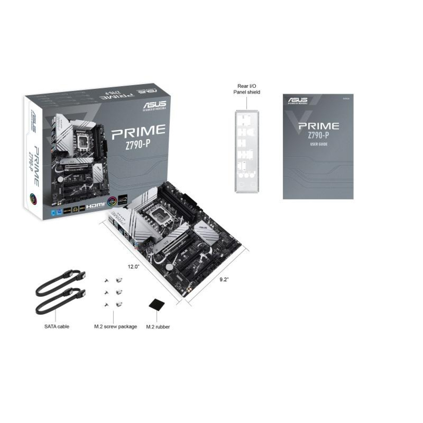 Материнская плата ASUS PRIME Z790-P (PRIME Z790-P) (Socket 1700, Intel Z790, ATX) Б/у