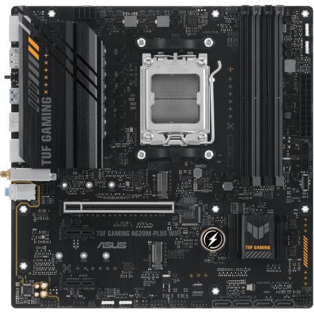 Материнська плата ASUS TUF GAMING A620M-PLUS WIFI (TUF GAMING A620M-PLUS WIFI) (Socket AM5, AMD A620, Micro-ATX)