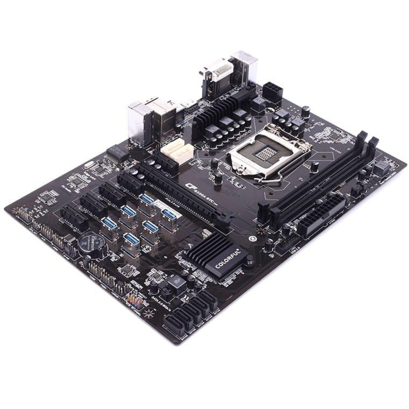 Материнская плата Colorful C.B250A-BTC YV20 (C.B250A-BTC YV20) (Socket 1151, Intel B250, ATX) Б/у