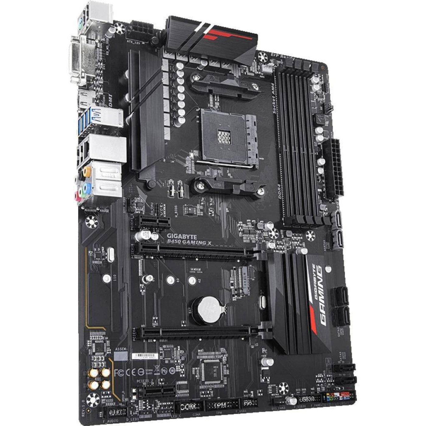 Материнська плата Gigabyte B450 Gaming X (B450 GAMING X) (Socket AM4, AMD B450, ATX) Б/в