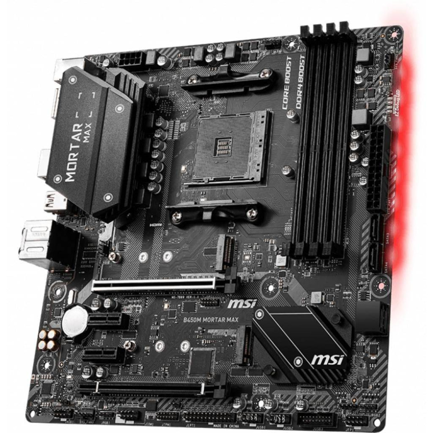 Материнська плата MSI B450M Mortar Max (B450M Mortar Max) (sAM4, AMD B450, Micro-ATX) Б/в