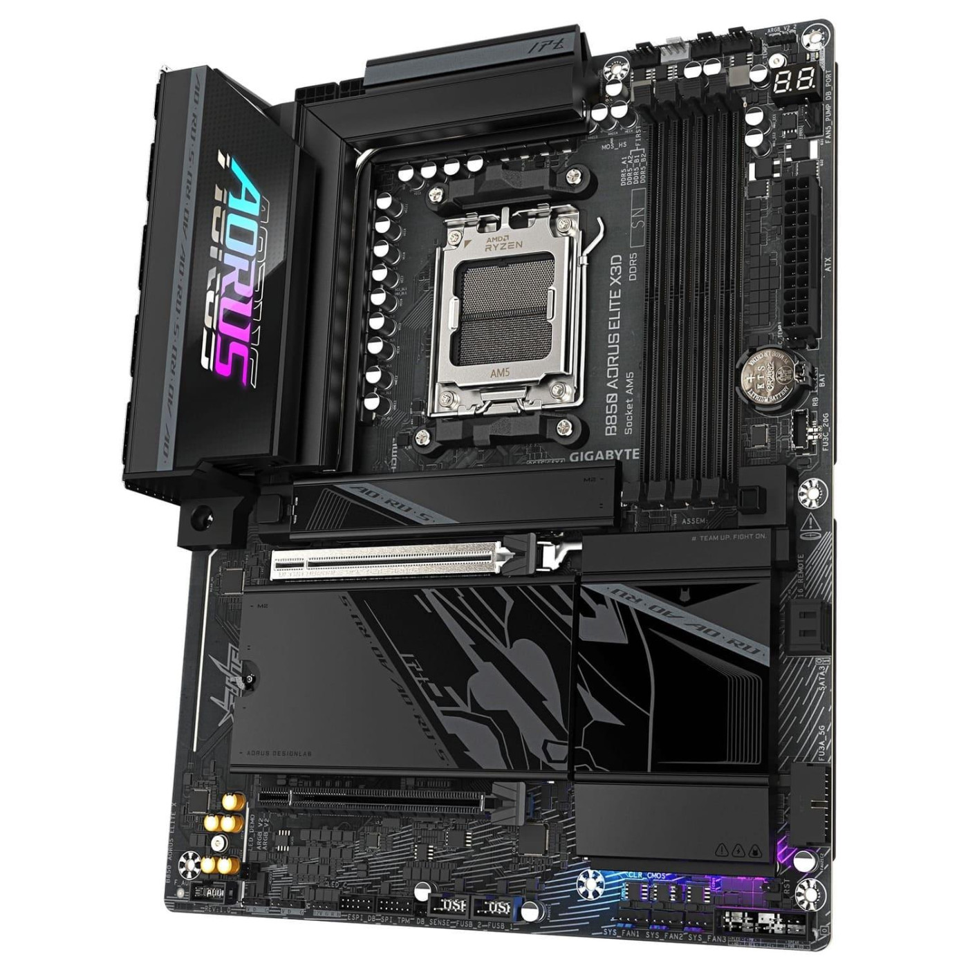 Материнська плата GIGABYTE B850 AORUS ELITE X3D (B850 AORUS ELITE X3D) (Socket AM5, AMD B850, ATX)