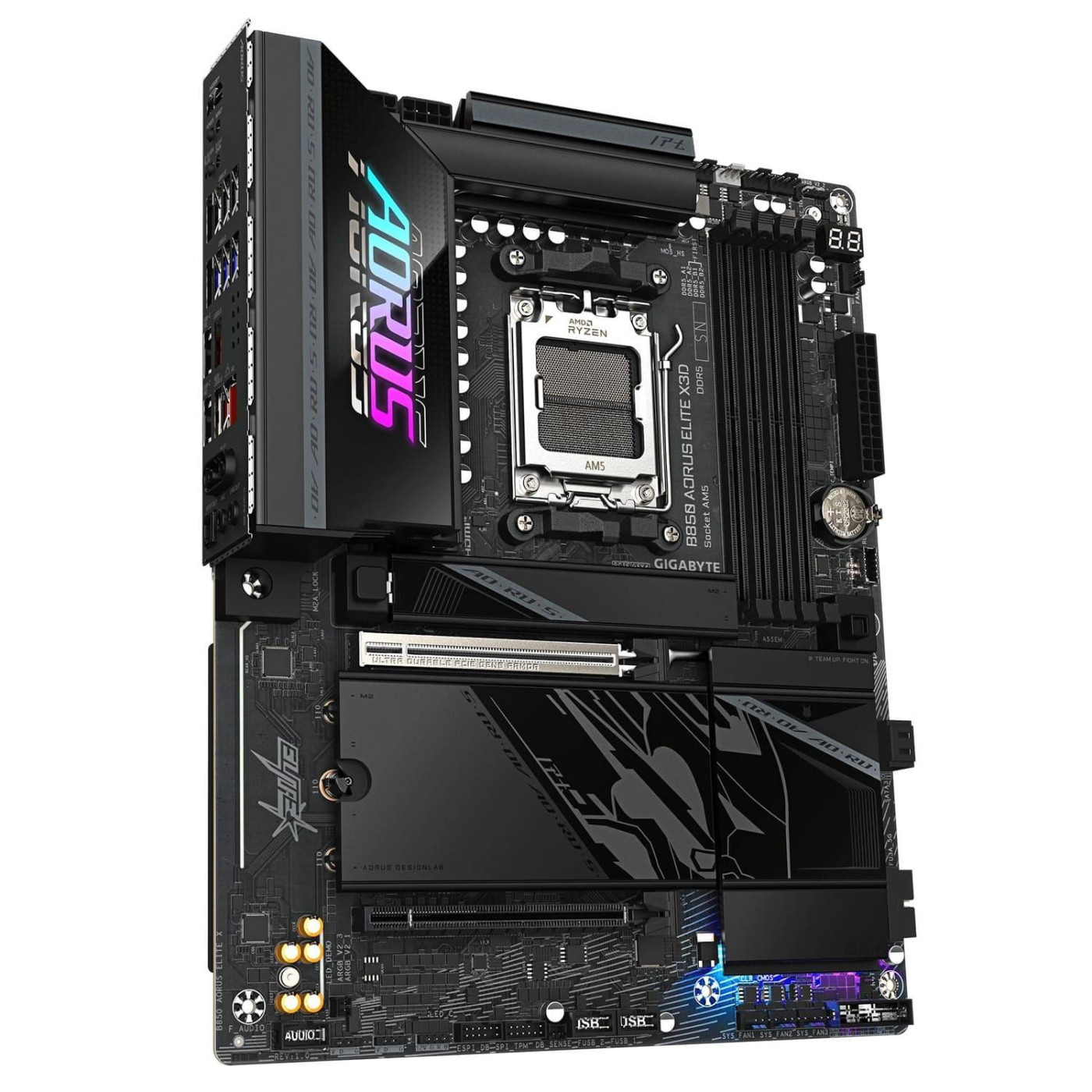 Материнська плата GIGABYTE B850 AORUS ELITE X3D (B850 AORUS ELITE X3D) (Socket AM5, AMD B850, ATX)