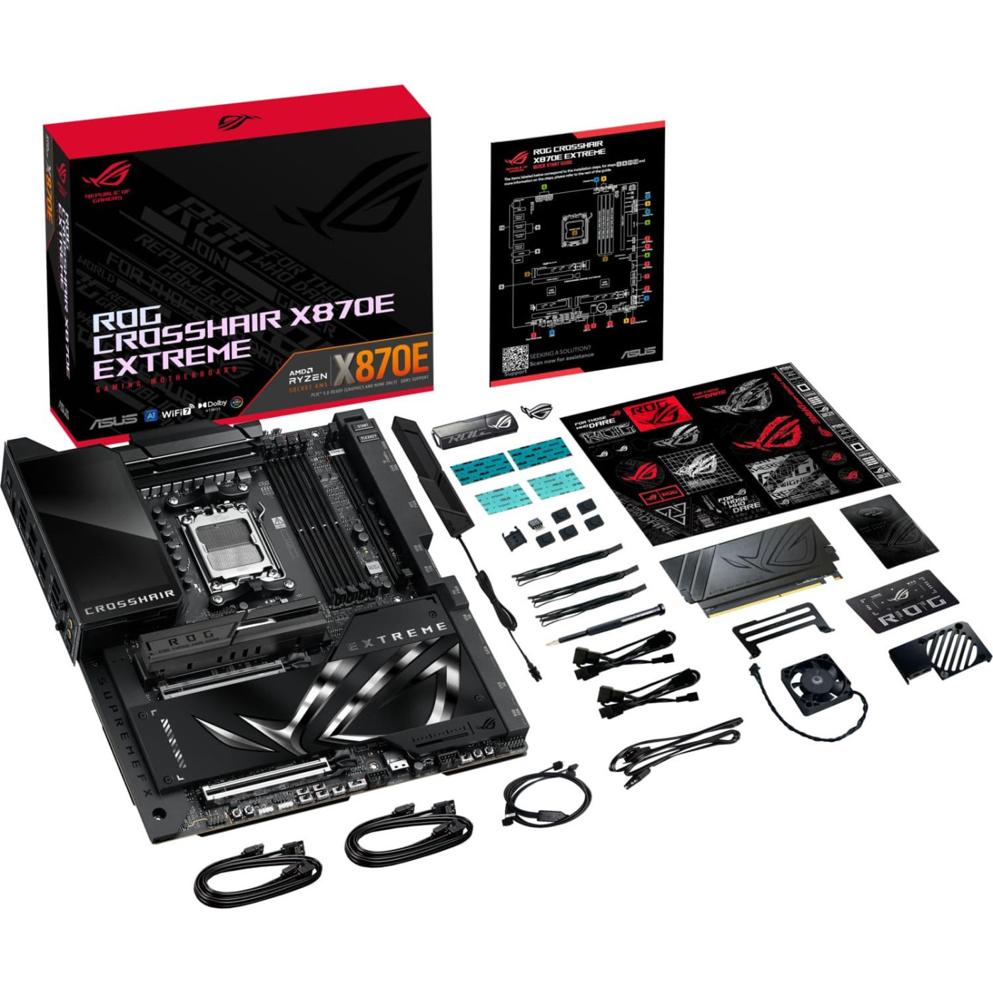 Материнская плата ASUS ROG CROSSHAIR X870E EXTREME (ROG CROSSHAIR X870E EXTREME) (Socket AM5, AMD X870E, E-ATX) U1