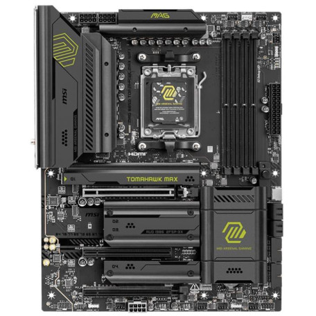 Материнська плата MSI MAG B850 TOMAHAWK MAX WIFI (MAG B850 TOMAHAWK MAX WIFI) (Socket AM5, AMD B850, ATX) FR