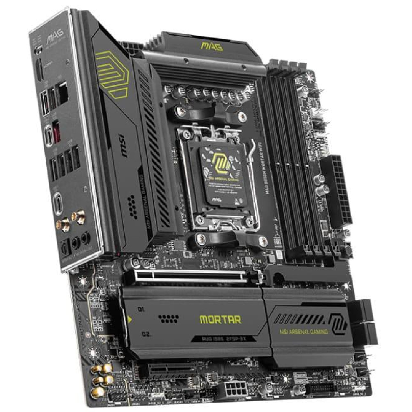 Материнська плата MSI MAG B850M MORTAR WIFI (MAG B850M MORTAR WIFI) (Socket AM5, AMD B850, Micro-ATX)