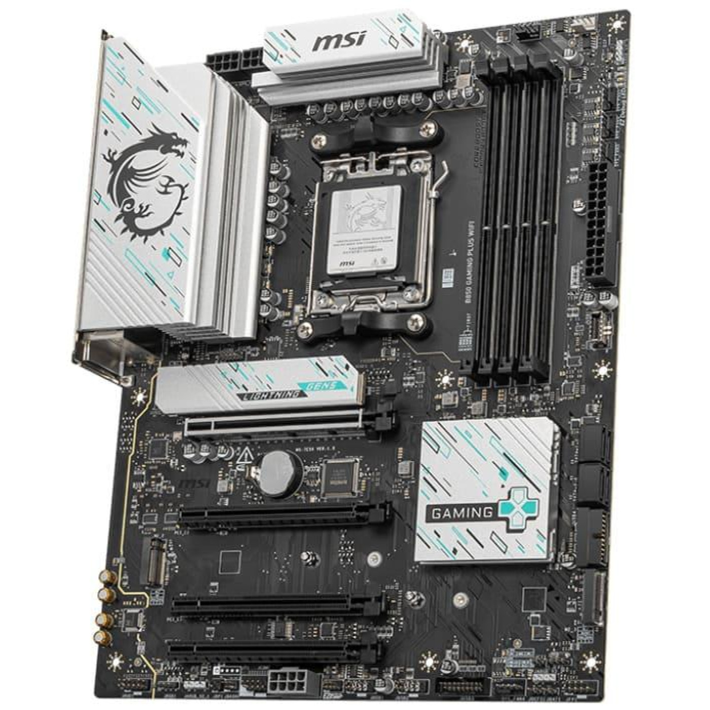 Материнська плата MSI B850 GAMING PLUS WIFI (B850 GAMING PLUS WIFI) (Socket AM5, AMD B850, ATX)