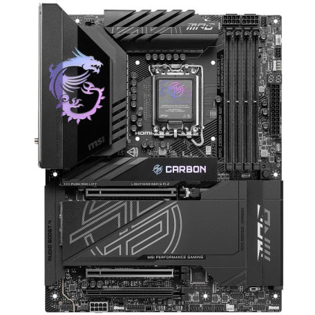 Материнська плата MSI MPG Z890 CARBON WIFI (MPG Z890 CARBON WIFI) (Socket 1851, Intel Z890, ATX)