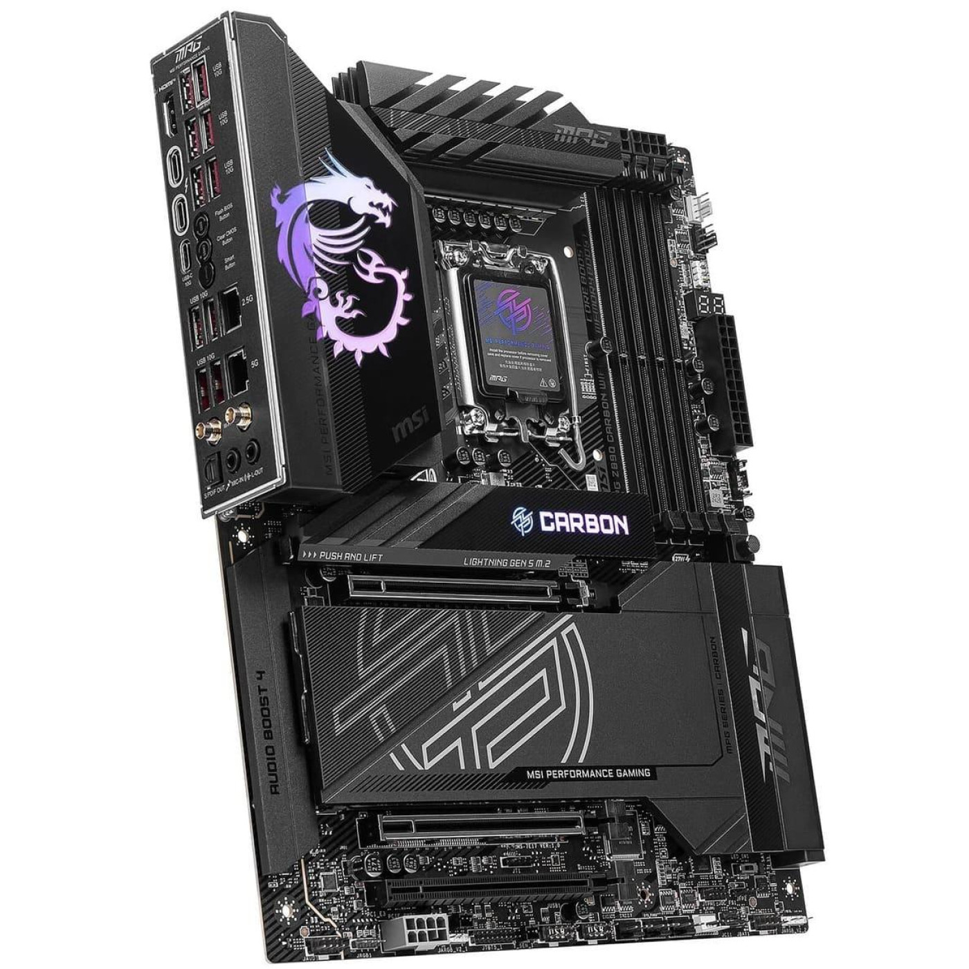 Материнська плата MSI MPG Z890 CARBON WIFI (MPG Z890 CARBON WIFI) (Socket 1851, Intel Z890, ATX)
