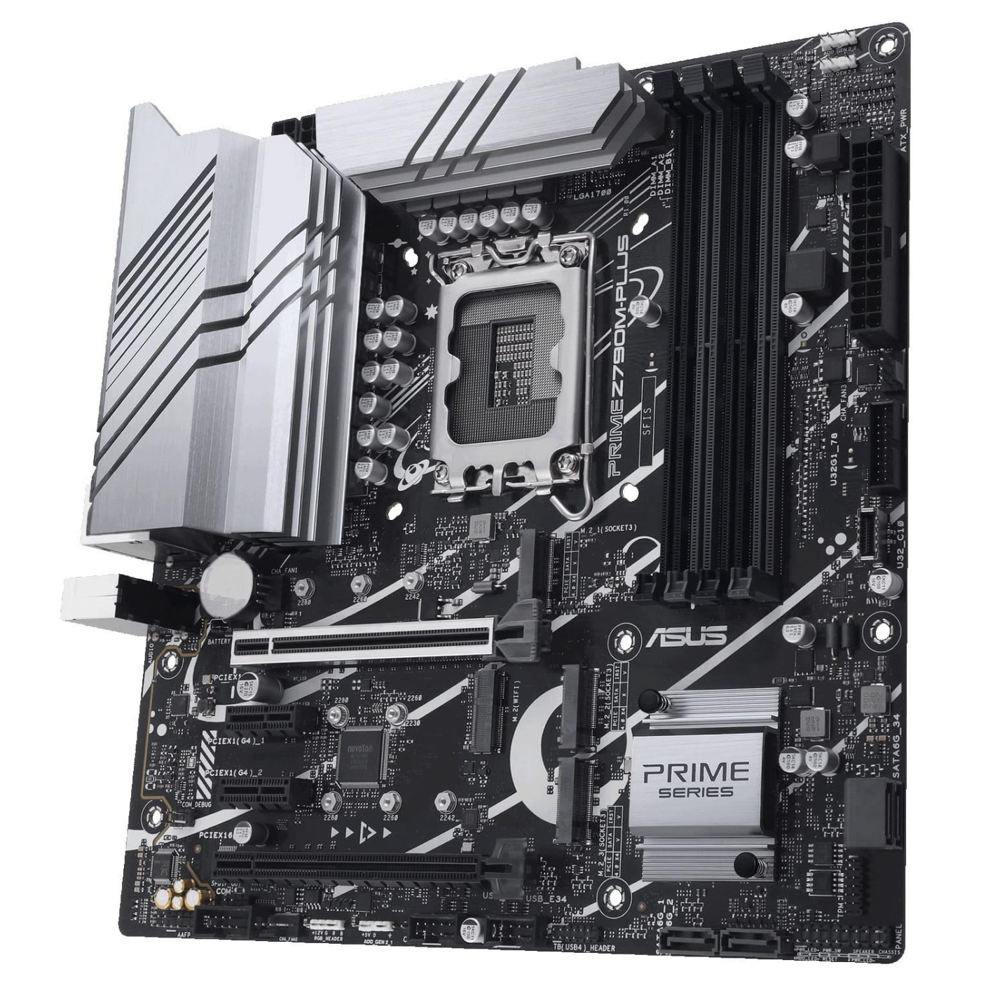 Материнська плата ASUS Prime Z790M-Plus (PRIME Z790M-PLUS) (Socket 1700, Intel Z790, Micro-ATX)