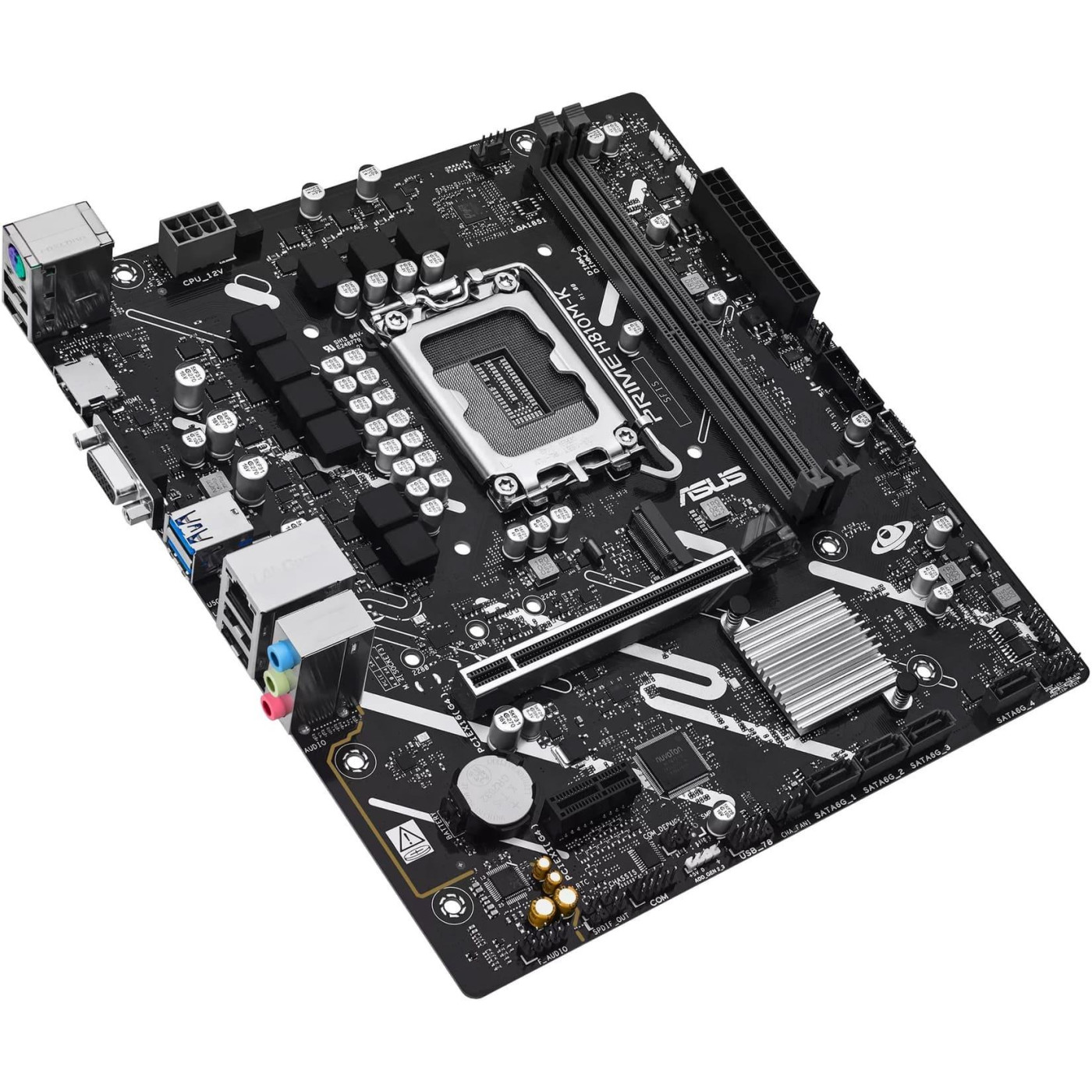 Материнська плата ASUS PRIME H810M-K (PRIME H810M-K) (Socket 1851, Intel H810, Micro-ATX)