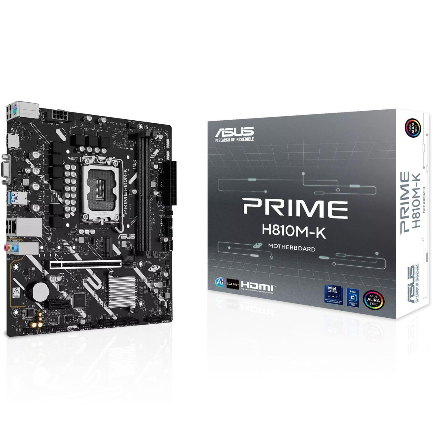 Материнська плата ASUS PRIME H810M-K (PRIME H810M-K) (Socket 1851, Intel H810, Micro-ATX)