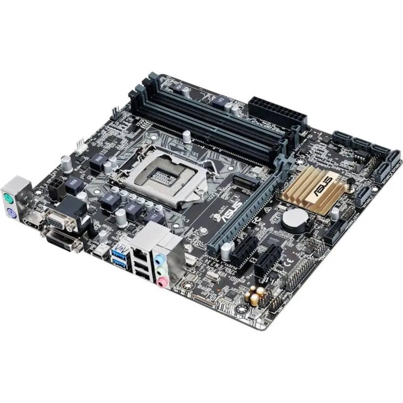 Материнская плата ASUS B150M-A/M.2 (B150M-A/M.2) (Socket 1151, Intel B150, Micro-ATX) Б/у,U1