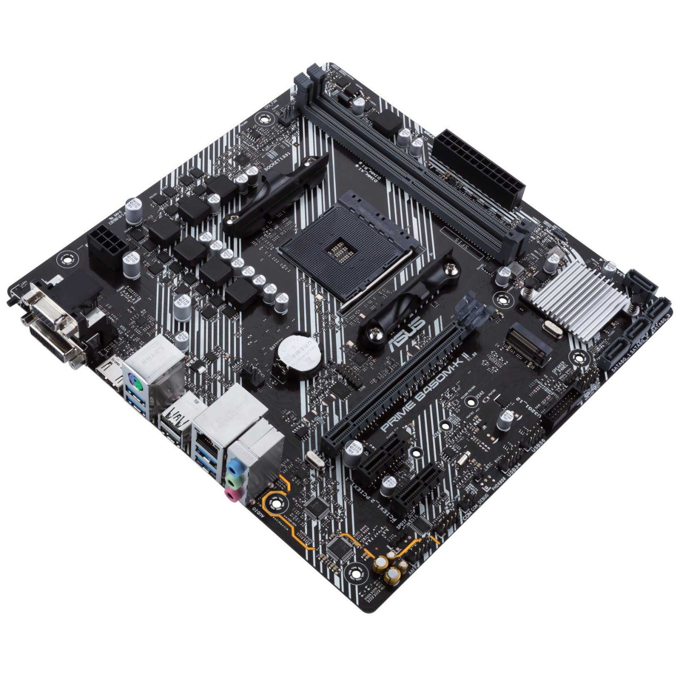 Материнська плата ASUS PRIME B450M-K II (Prime B450M-K II) (Socket AM4, AMD B450, Micro-ATX)