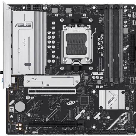 Материнська плата ASUS PRIME B850M-A WIFI (PRIME B850M-A WIFI) (Socket AM5, AMD B850, Micro-ATX)