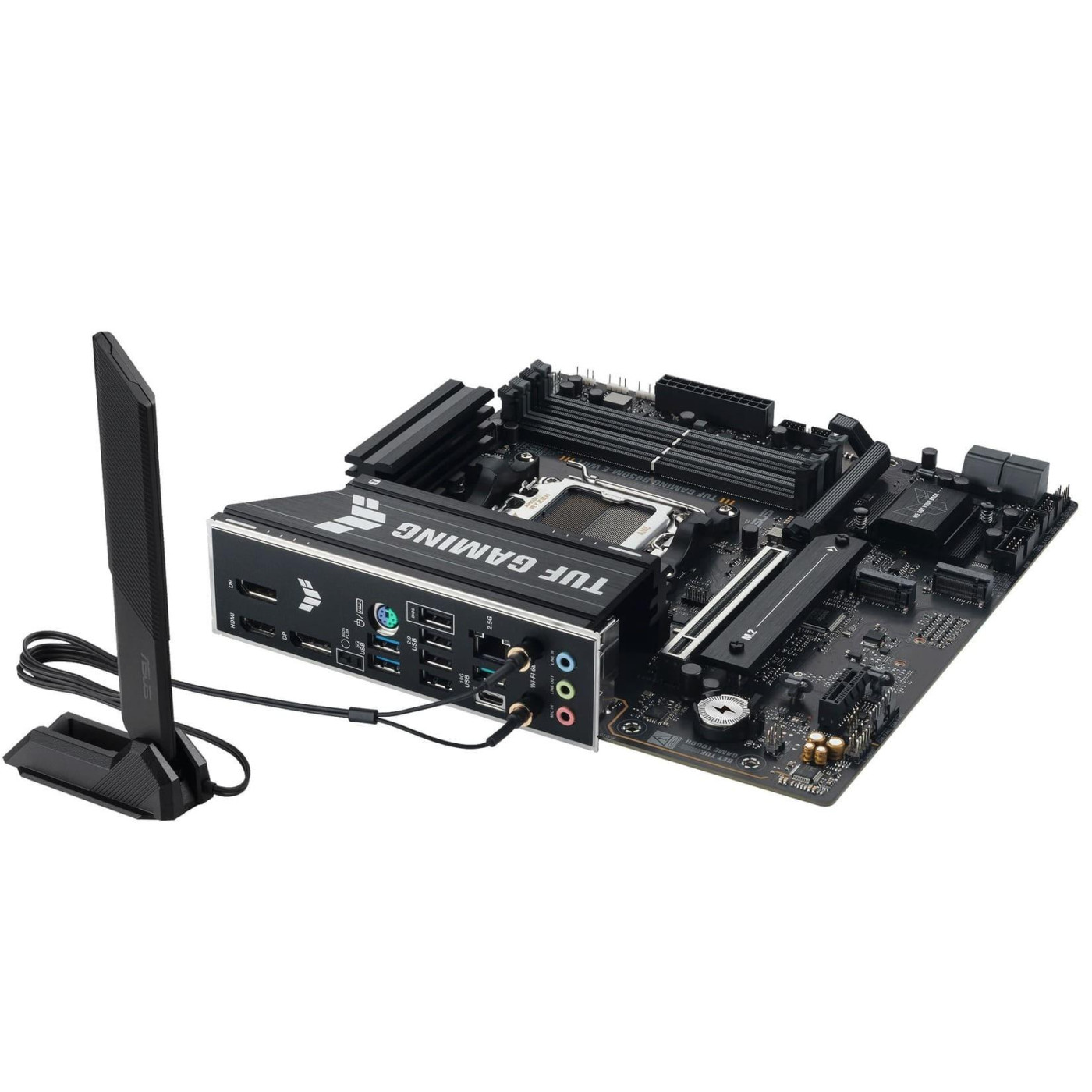 Материнская плата ASUS TUF GAMING B850M-E WIFI (TUF GAMING B850M-E WIFI) (Socket AM5, AMD B850, Micro-ATX) U1