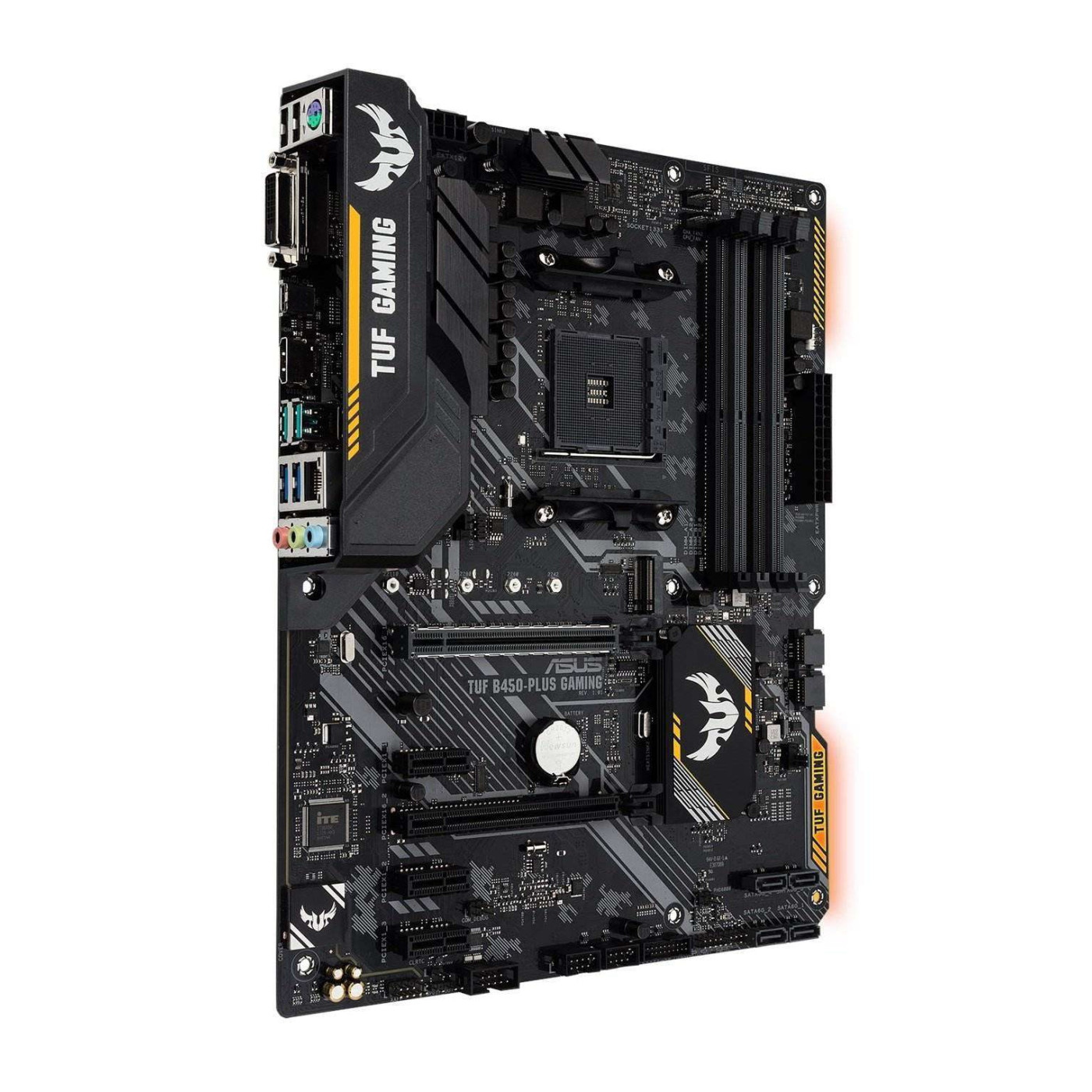 Материнская плата ASUS TUF B450-Plus Gaming (TUF B450-Plus Gaming) (Socket AM4, AMD B450, ATX) Б/у