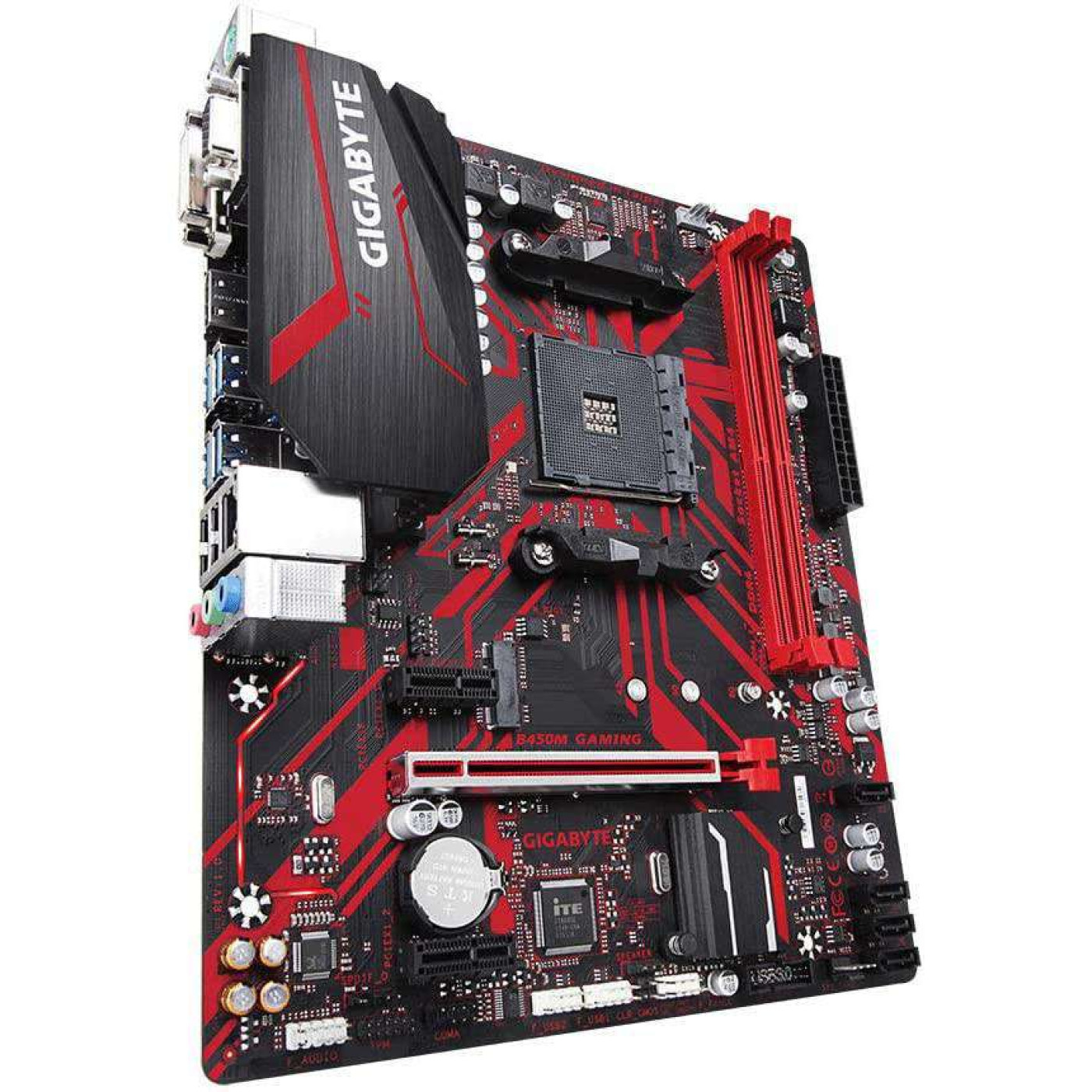 Материнская плата Gigabyte B450M Gaming (B450M Gaming) (Socket AM4, AMD B450, Micro-ATX) Б/у