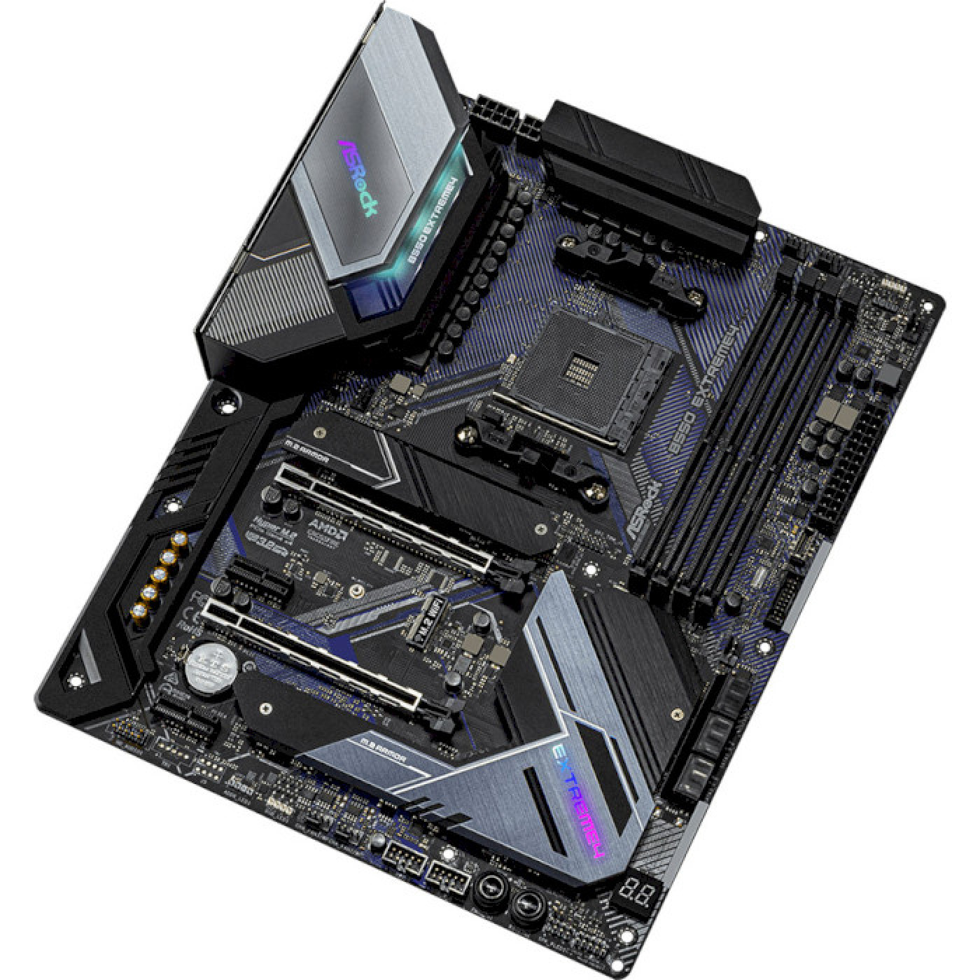 Материнская плата AsRock B550 Extreme4 (B550 Extreme4) (Socket AM4, AMD B550, ATX) Б/у