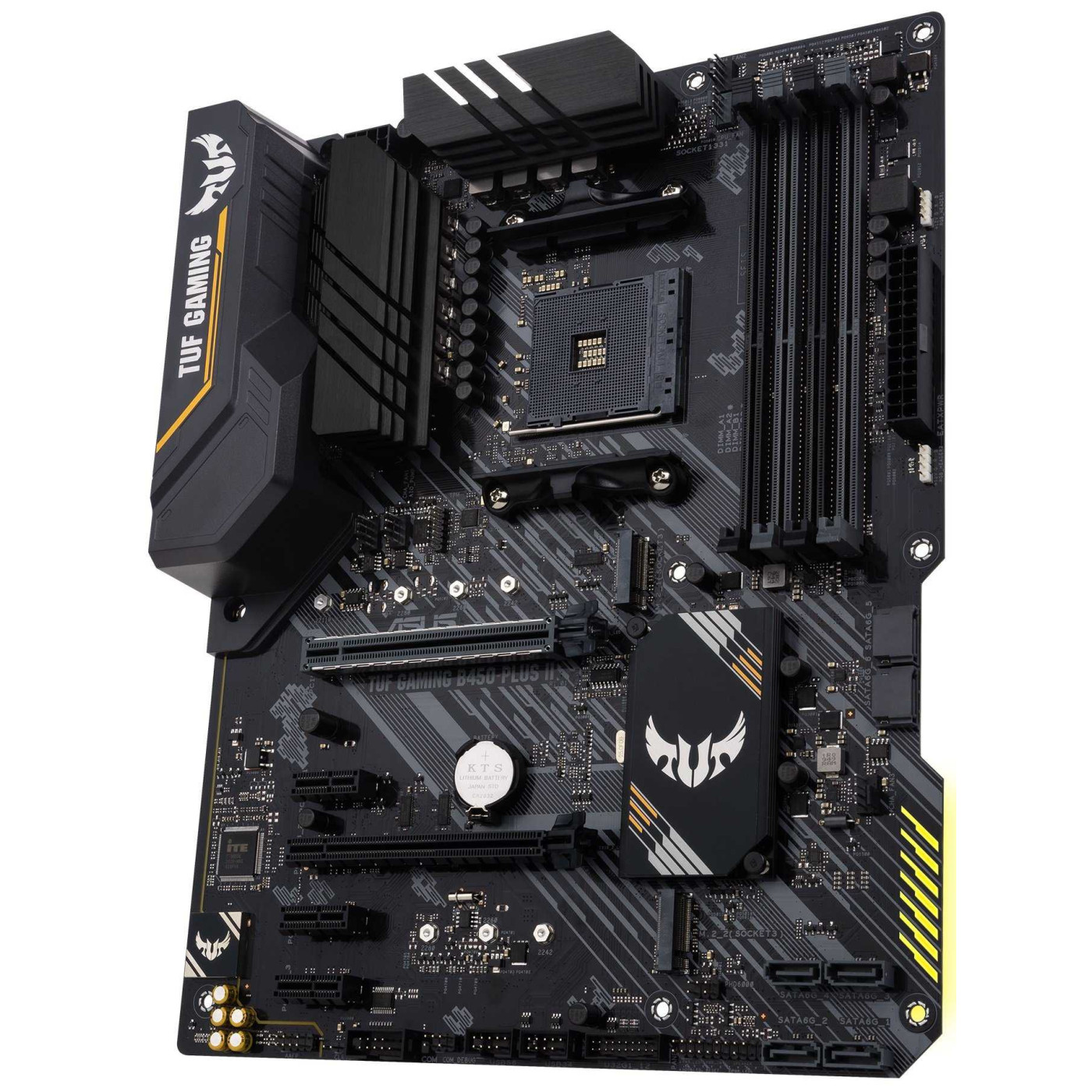 Материнская плата ASUS TUF Gaming B450-Plus II (TUF Gaming B450-Plus II) (Socket AM4, AMD B450, ATX)