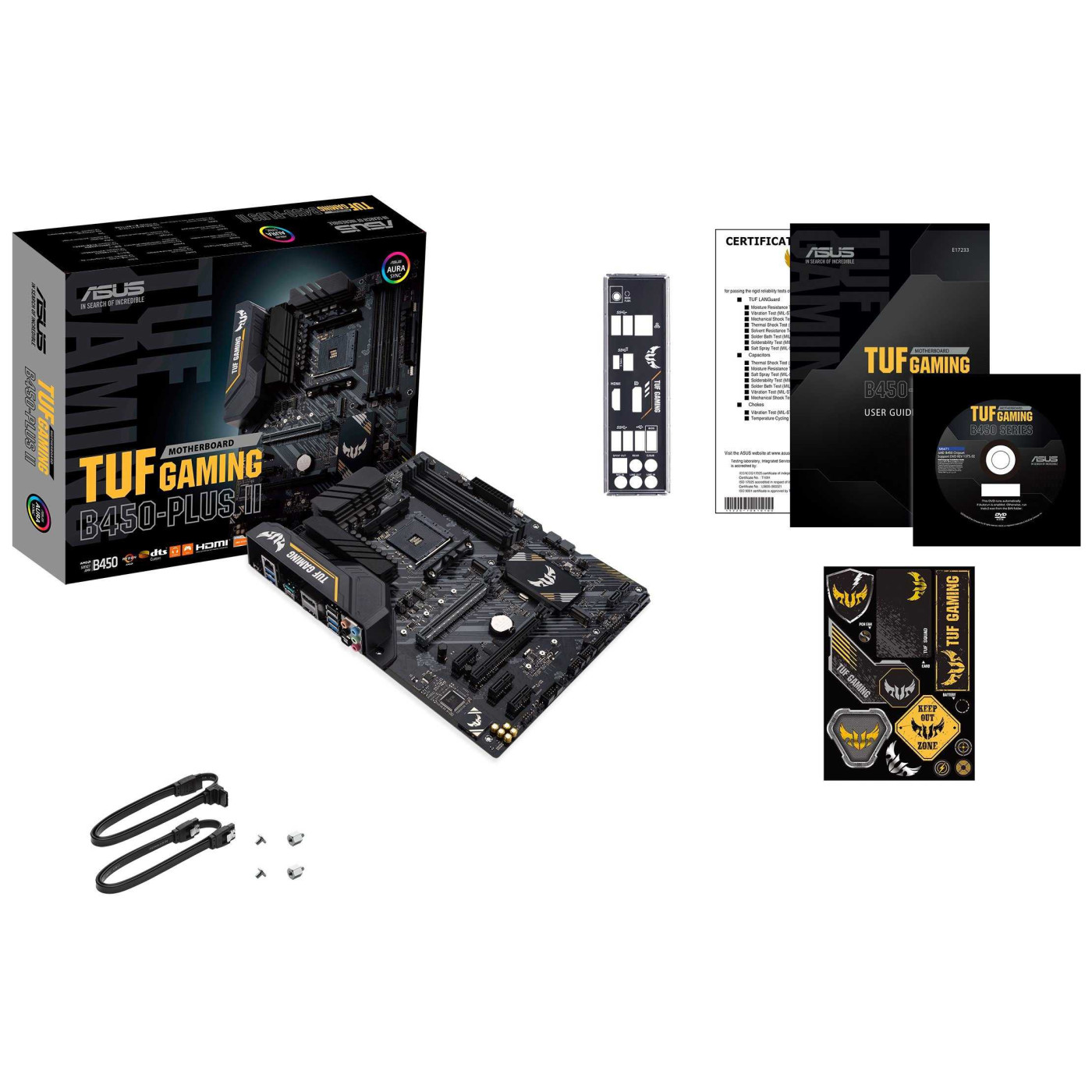 Материнская плата ASUS TUF Gaming B450-Plus II (TUF Gaming B450-Plus II) (Socket AM4, AMD B450, ATX)
