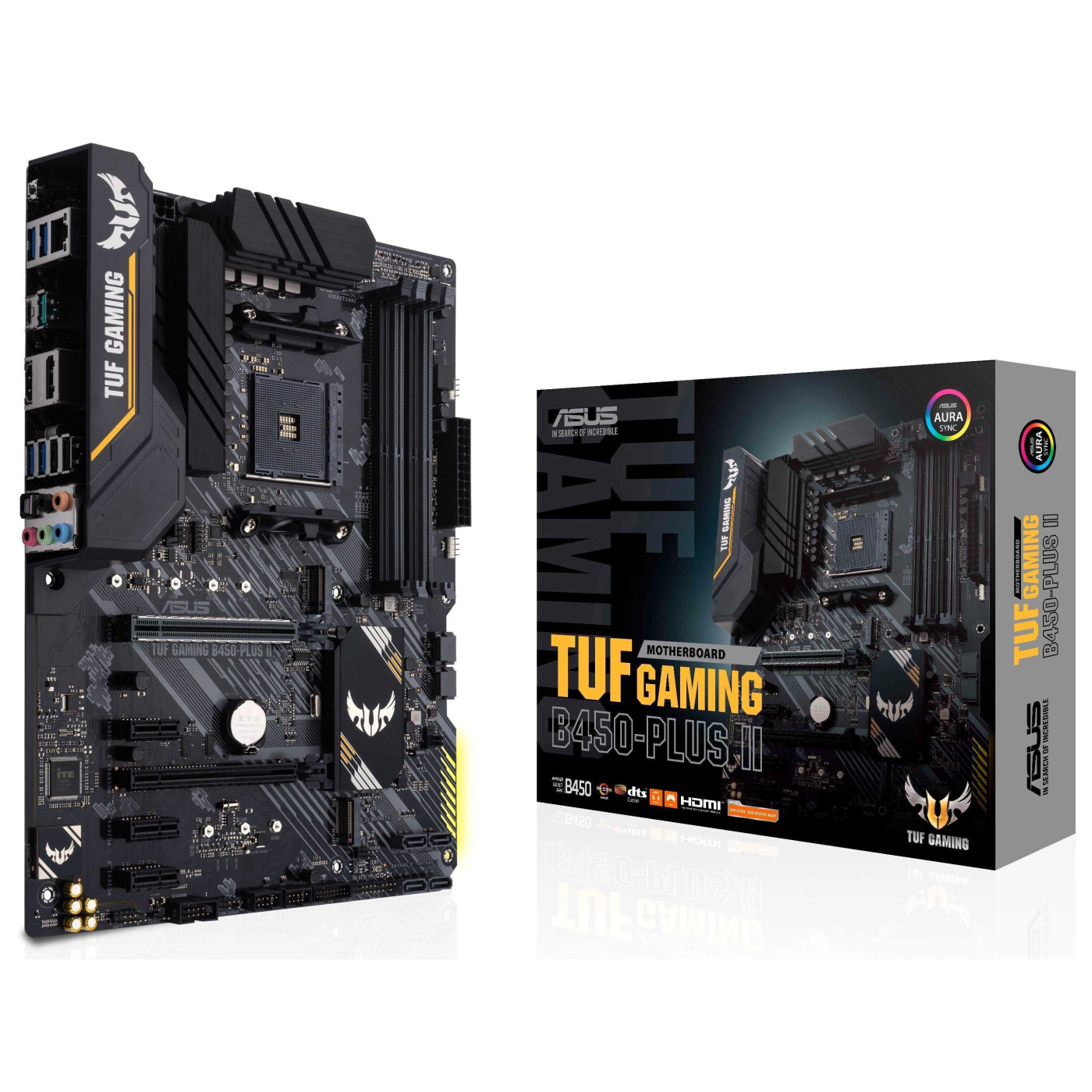 Материнская плата ASUS TUF Gaming B450-Plus II (TUF Gaming B450-Plus II) (Socket AM4, AMD B450, ATX)