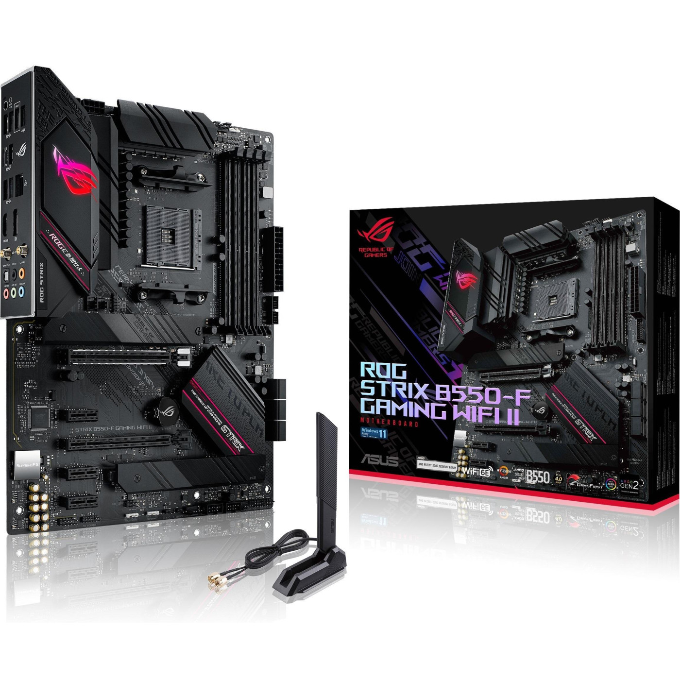 Материнская плата ASUS ROG STRIX B550-F GAMING WIFI II (ROG STRIX B550-F GAMING WIFI II) (Socket AM4, AMD B550, ATX)