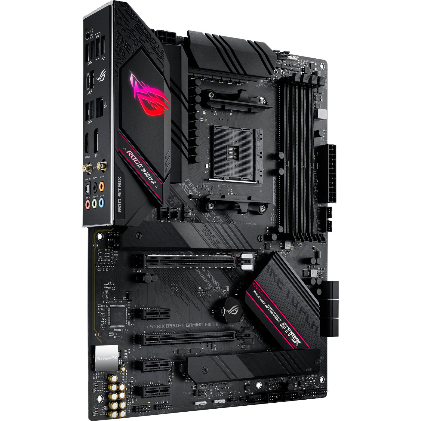 Материнская плата ASUS ROG STRIX B550-F GAMING WIFI II (ROG STRIX B550-F GAMING WIFI II) (Socket AM4, AMD B550, ATX)