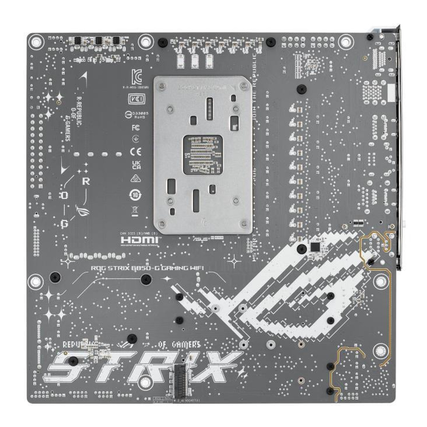 Материнская плата ASUS ROG STRIX B850-G GAMING WIFI (ROG STRIX B850-G GAMING WIFI) (Socket AM5, AMD B850, Micro-ATX)