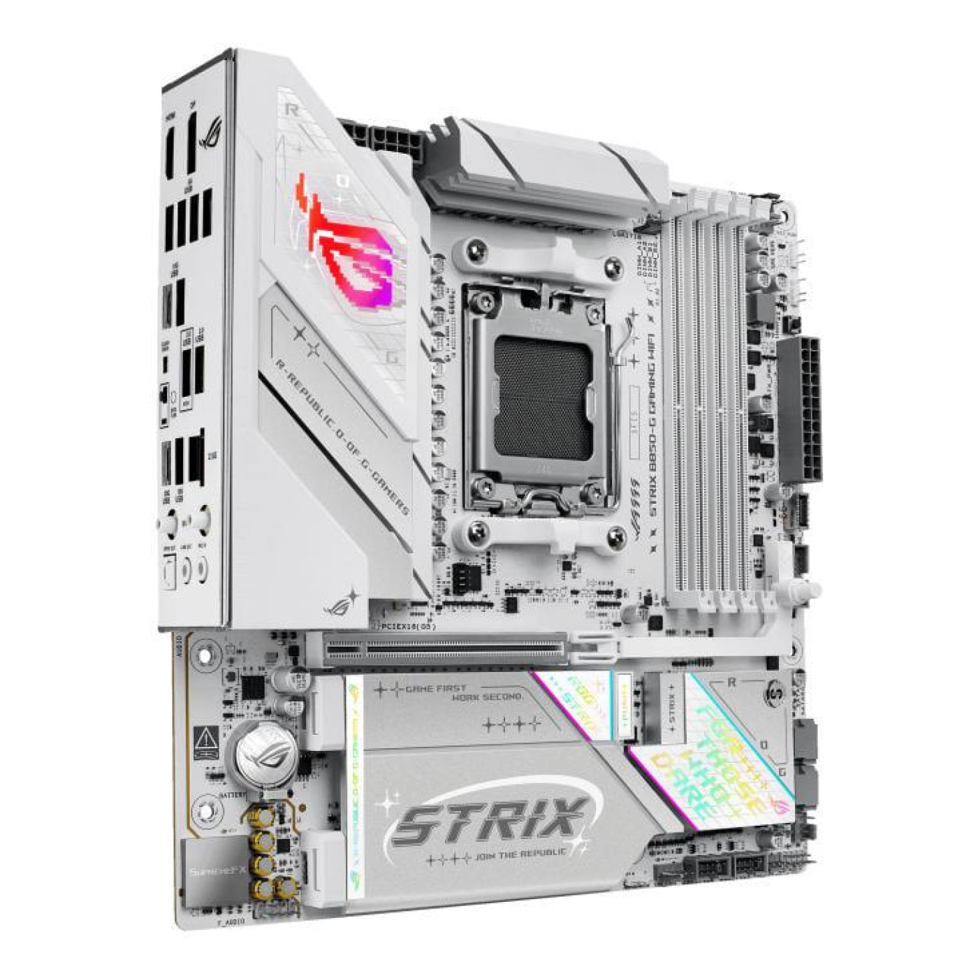 Материнская плата ASUS ROG STRIX B850-G GAMING WIFI (ROG STRIX B850-G GAMING WIFI) (Socket AM5, AMD B850, Micro-ATX)