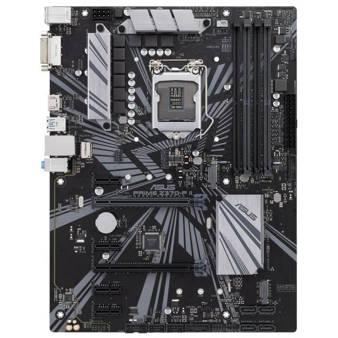 Материнская плата ASUS Prime Z370-P (Prime Z370-P) (Socket 1151 v2, Intel Z370, ATX) Б/у,U1