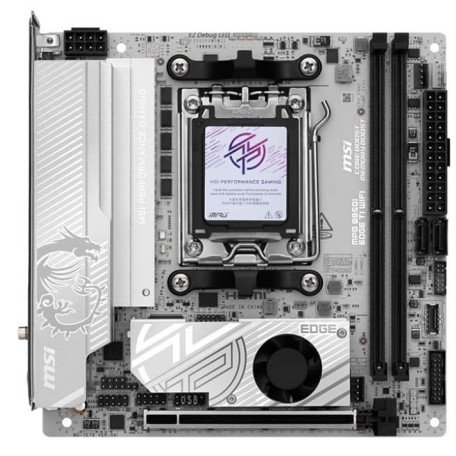 Материнська плата MSI MPG B850I EDGE TI WIFI (MPG B850I EDGE TI WIFI) (Socket AM5, AMD B850, Mini-ITX) FR