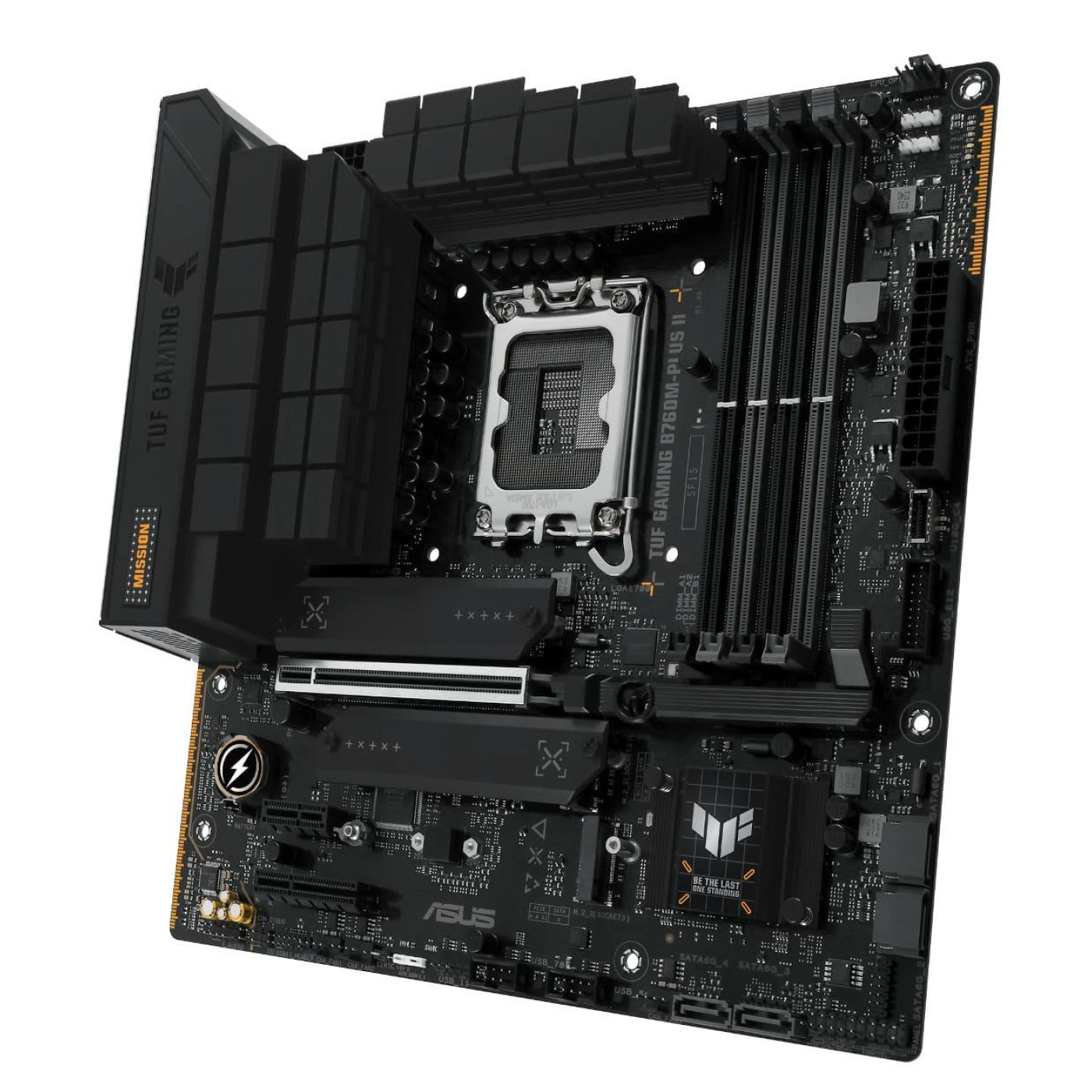 Материнська плата ASUS TUF GAMING B760M-PLUS II (TUF GAMING B760M-PLUS II) (Socket 1700, Intel B760, Micro-ATX)