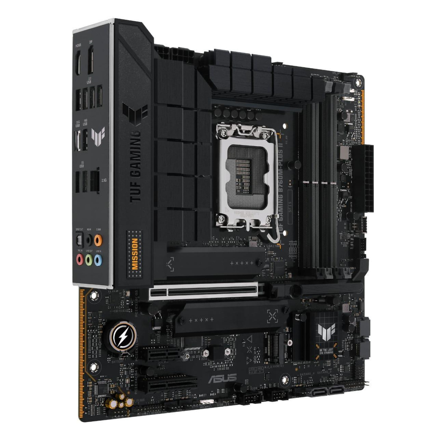 Материнська плата ASUS TUF GAMING B760M-PLUS II (TUF GAMING B760M-PLUS II) (Socket 1700, Intel B760, Micro-ATX)