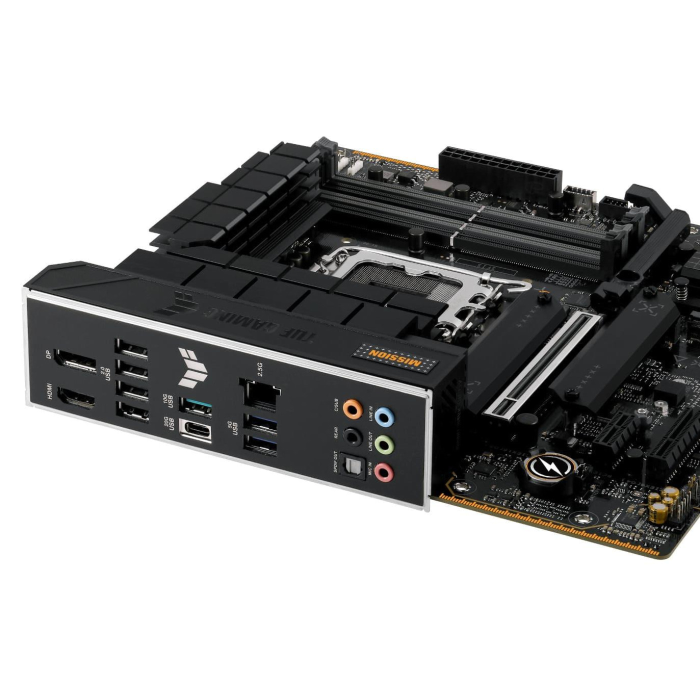 Материнська плата ASUS TUF GAMING B760M-PLUS II (TUF GAMING B760M-PLUS II) (Socket 1700, Intel B760, Micro-ATX)