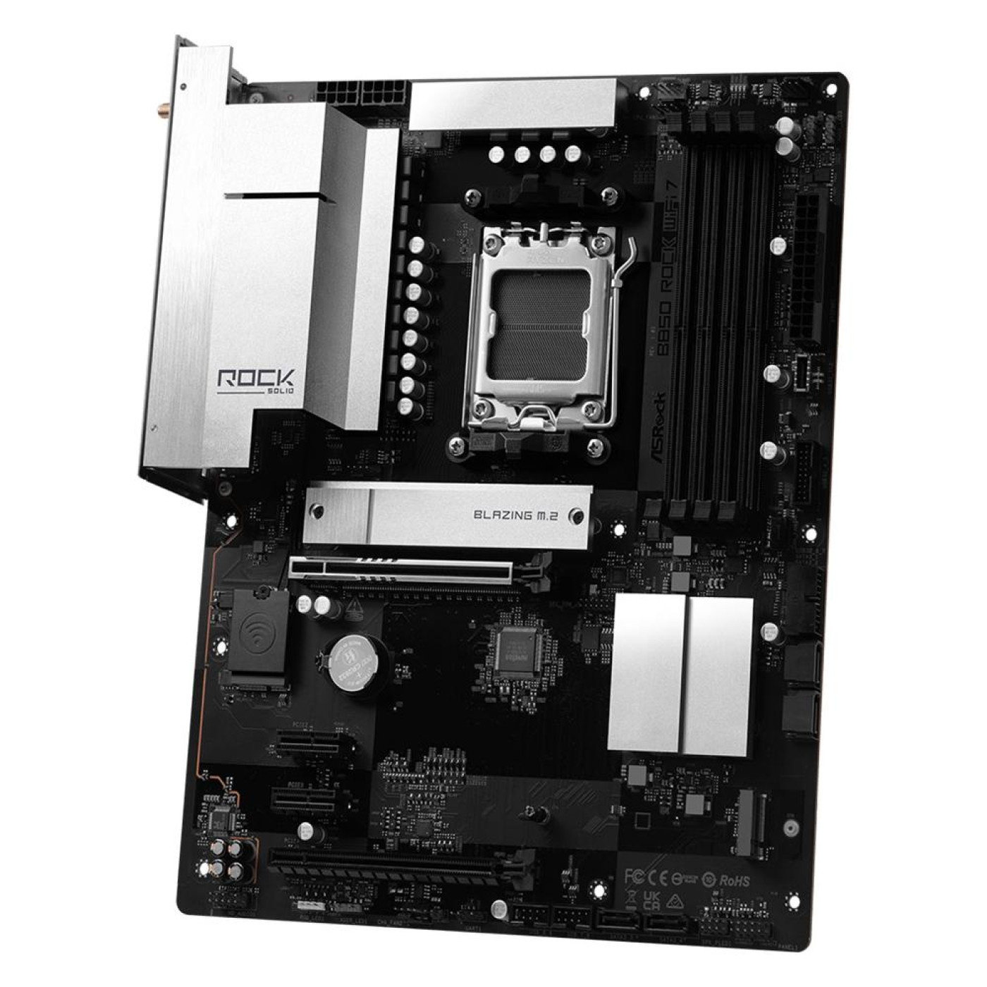 Материнська плата ASRock B850 ROCK WIFI 7 (B850 ROCK WIFI 7) (Socket AM5, AMD B850, ATX)