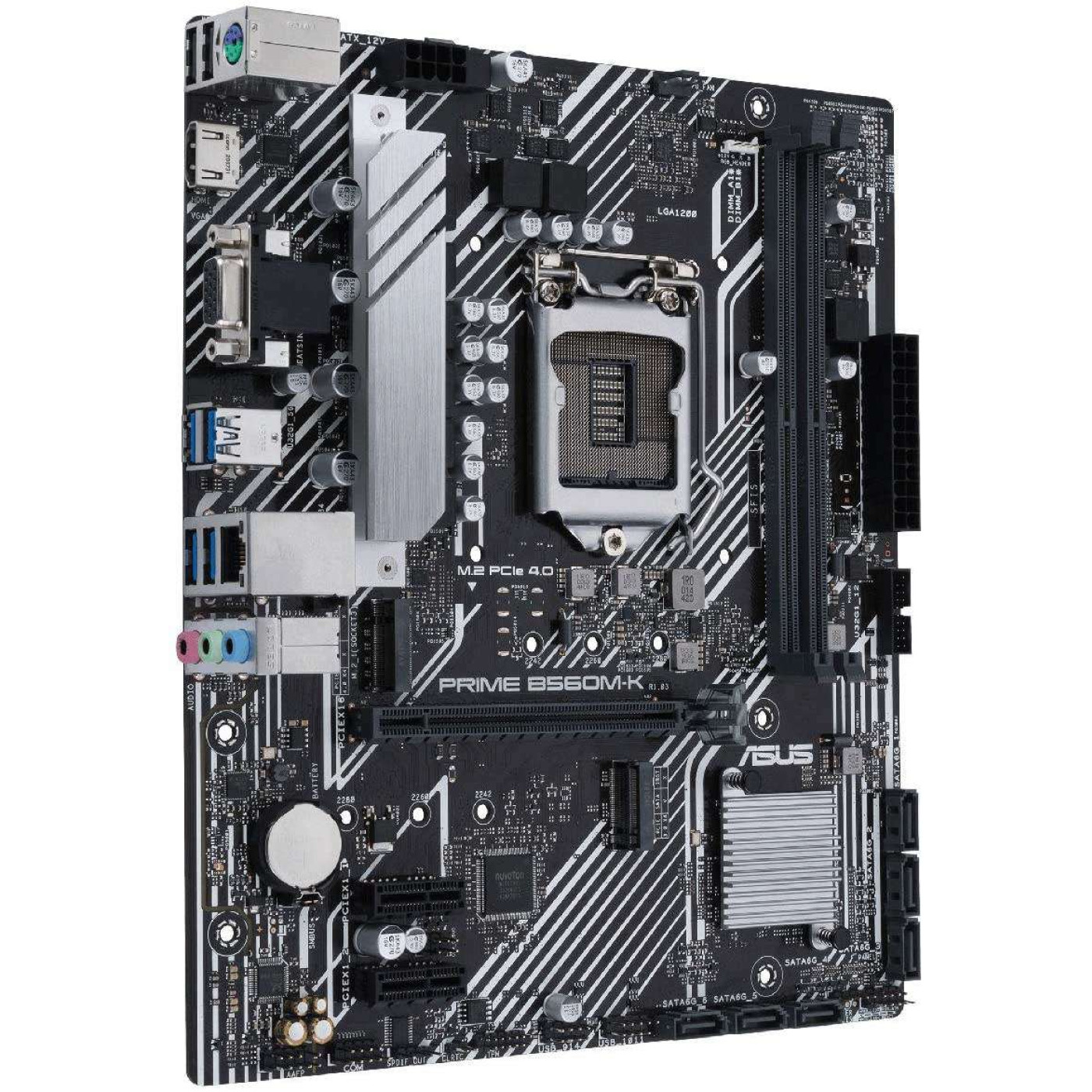 Материнская плата ASUS PRIME B560M-K (PRIME B560M-K) (Socket 1200, Intel B560, Micro-ATX) Б/у