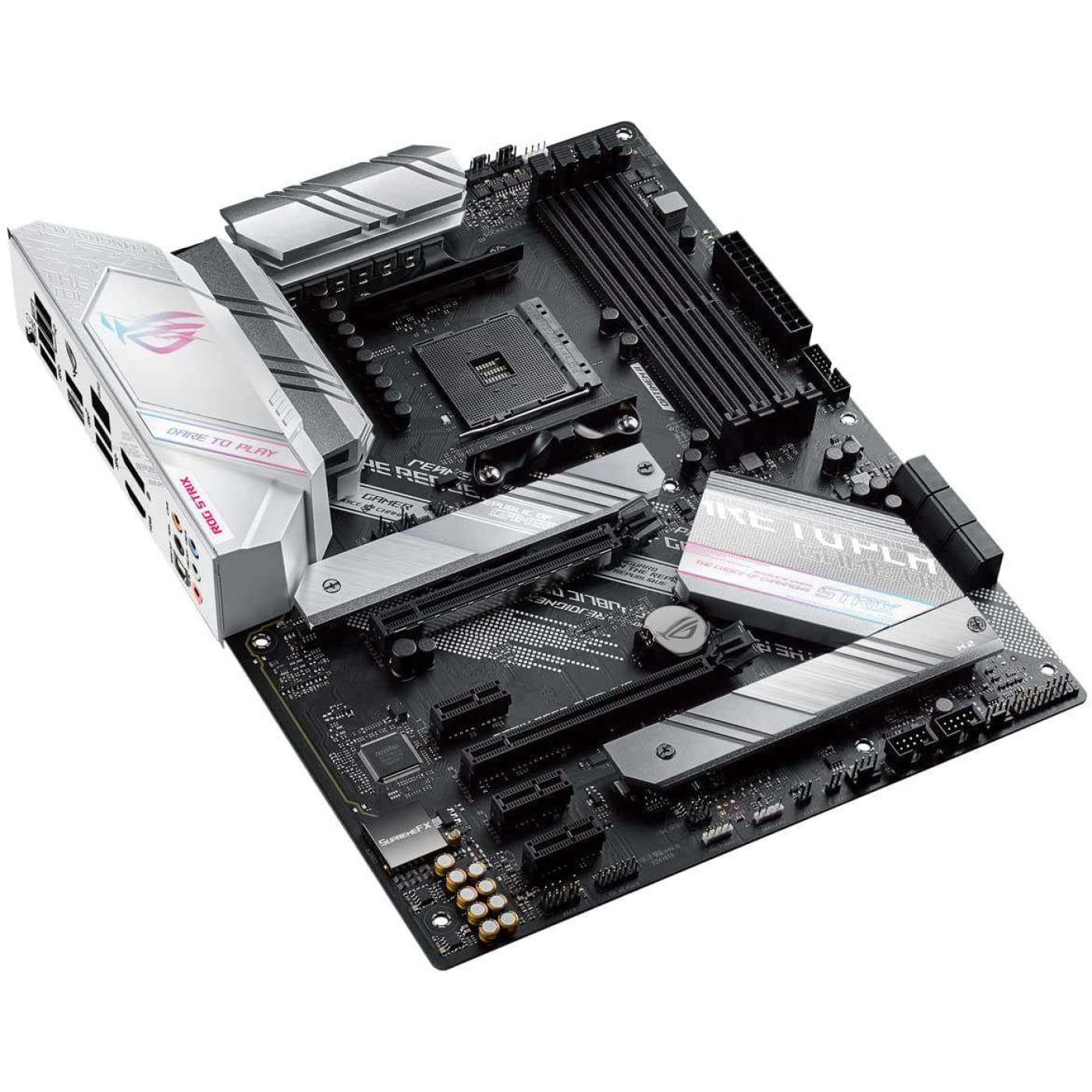 Материнская плата ASUS ROG STRIX B550-A Gaming (ROG STRIX B550-A GAMING) (Socket AM4, AMD B550, ATX) U1