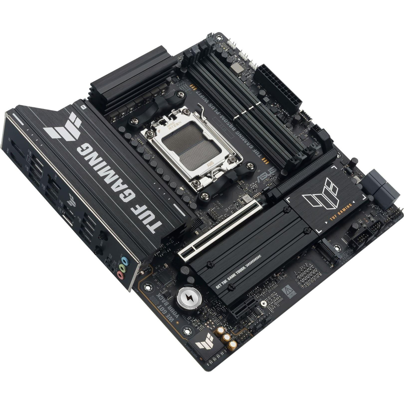 Материнская плата ASUS TUF GAMING B850M-PLUS WIFI7 (TUF GAMING B850M-PLUS WIFI7) (Socket AM5, AMD B850, Micro-ATX)