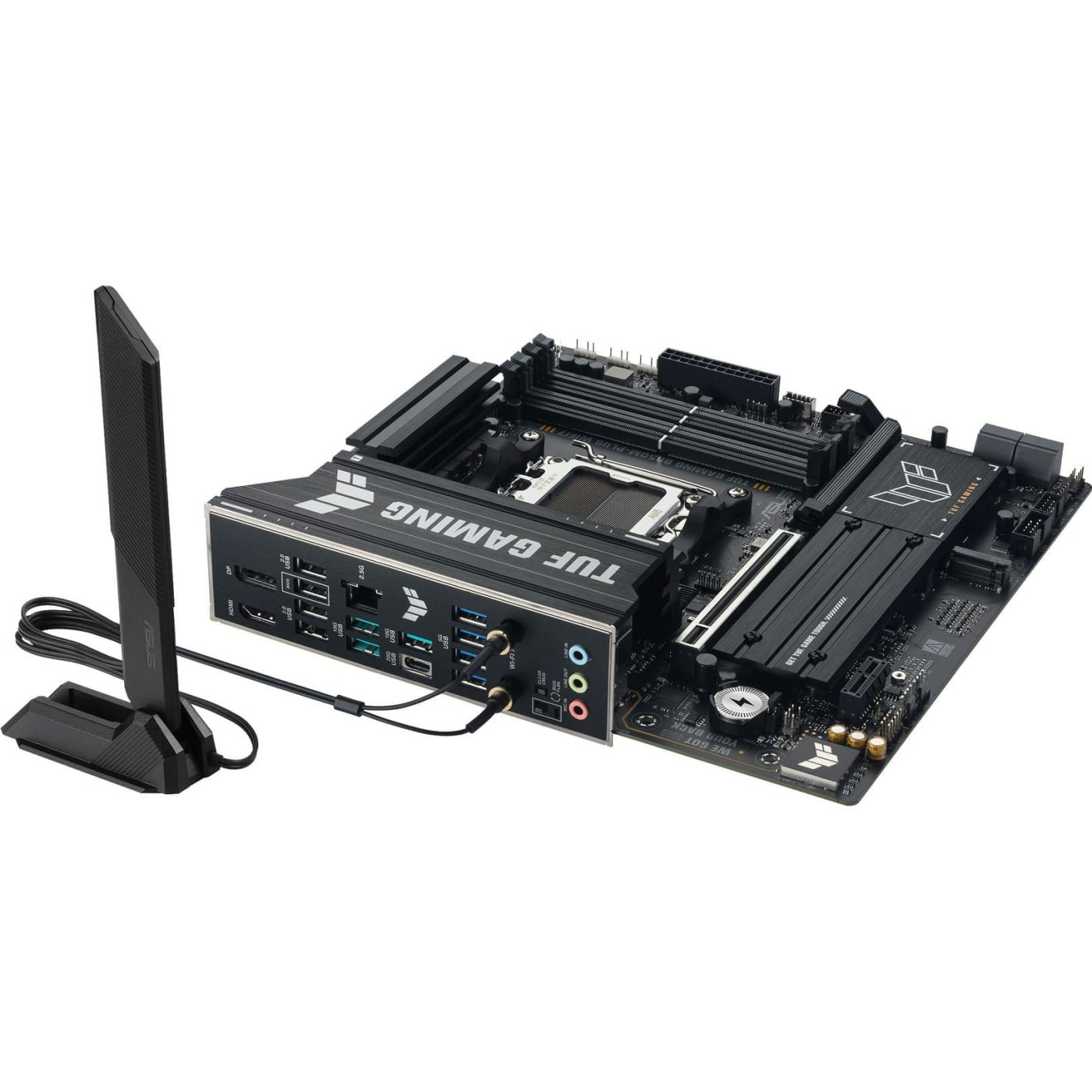 Материнская плата ASUS TUF GAMING B850M-PLUS WIFI7 (TUF GAMING B850M-PLUS WIFI7) (Socket AM5, AMD B850, Micro-ATX)