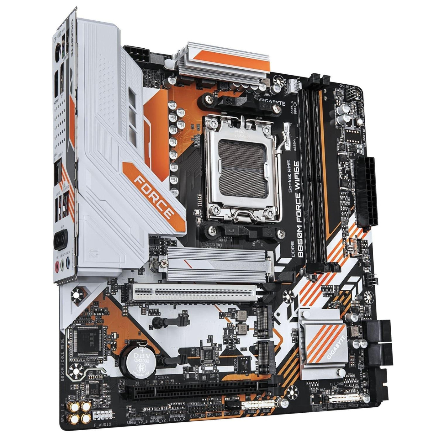 Материнська плата GIGABYTE B850M FORCE WIFI6E (B850M FORCE WIFI6E) (Socket AM5, AMD B850, Micro-ATX)